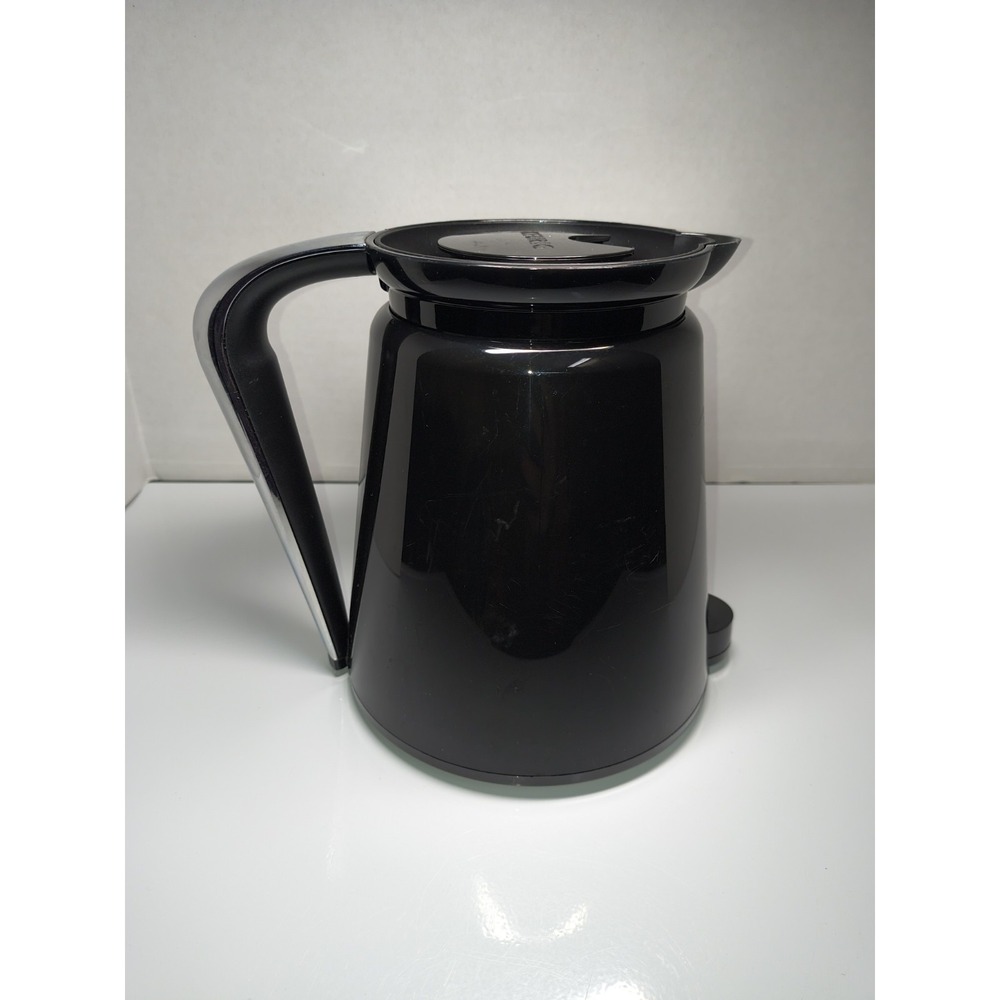 Keurig 2.0 32oz Replacement Thermal Carafe Black with Chrome‎ Silver Handle